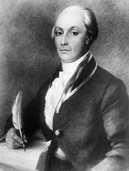 ロシア革命作家兼哲学者、アレクサンドルラディシチョフ（1749-1802）の肖像、A、Laktionov。